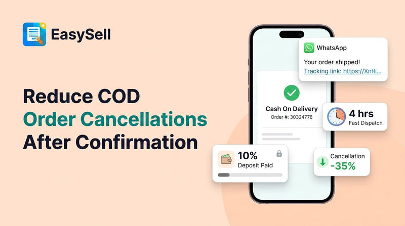 Reducing COD order cancellations after confirmation with faster dispatch and customer engagement tactics
