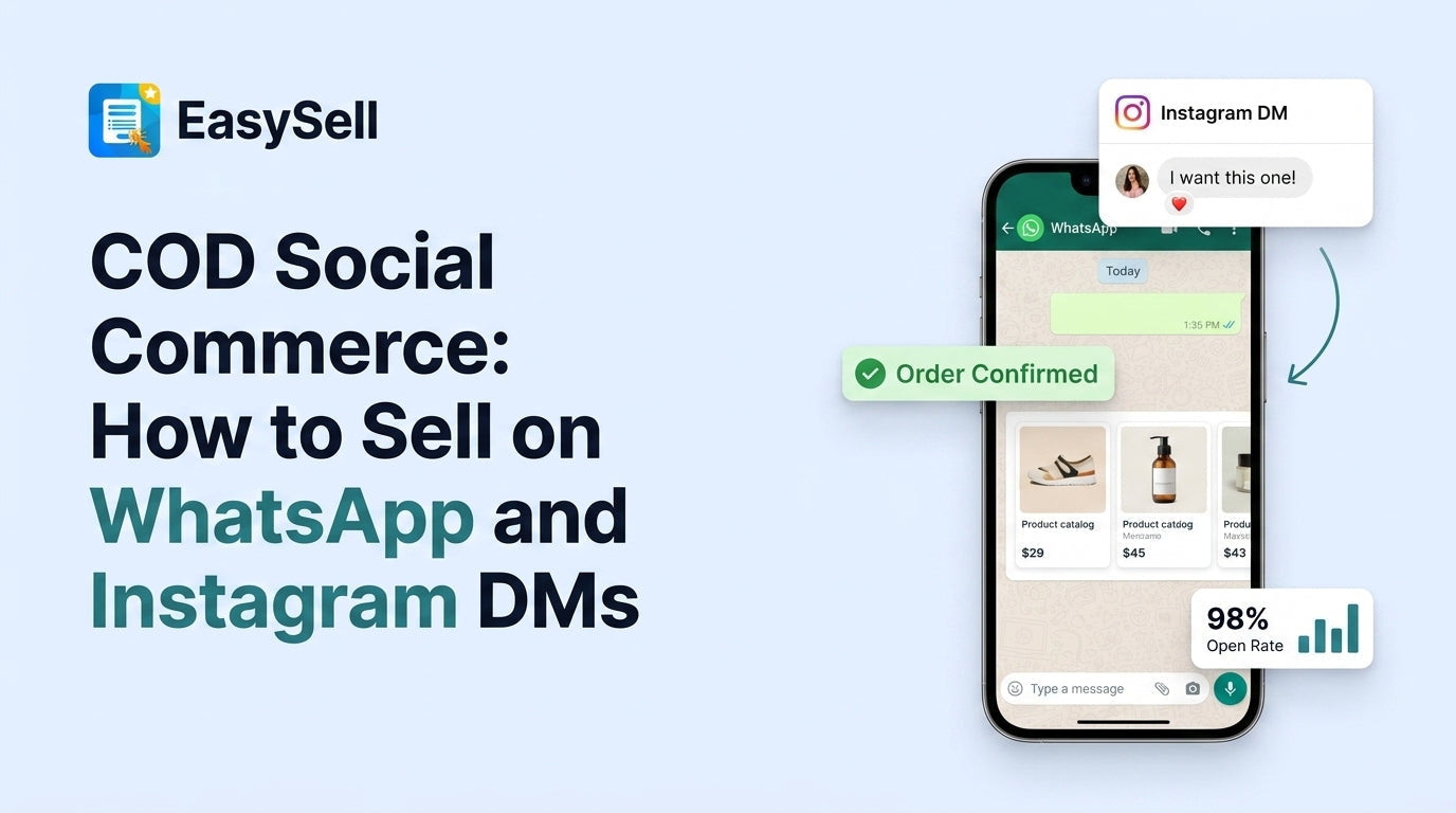 COD Social Commerce: How to Sell on WhatsApp and Instagram DMs ...