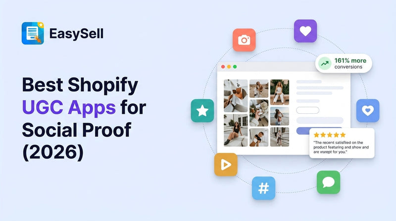 Best Shopify UGC apps comparison showing social proof galleries and customer content widgets