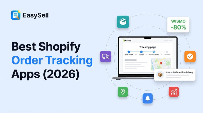 Best Shopify order tracking apps comparison with branded tracking page examples and carrier logos