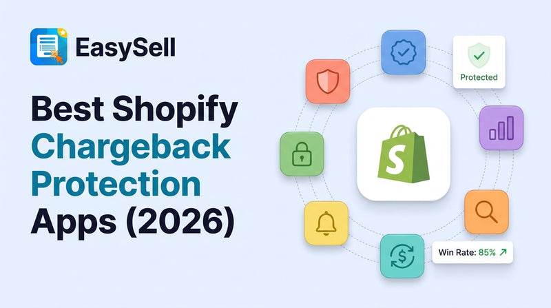 Comparison of top Shopify chargeback protection apps for 2026 with ratings and features