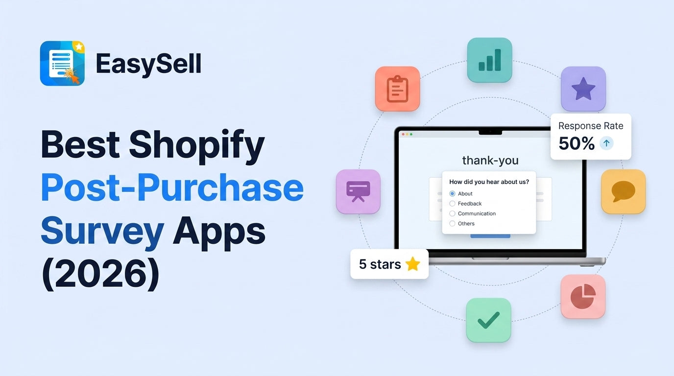 Best Shopify post-purchase survey apps for marketing attribution and customer feedback in 2026