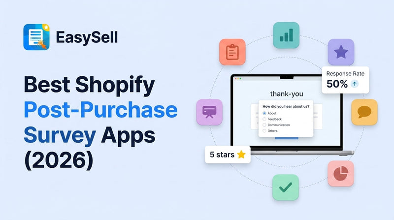Best Shopify post-purchase survey apps for marketing attribution and customer feedback in 2026