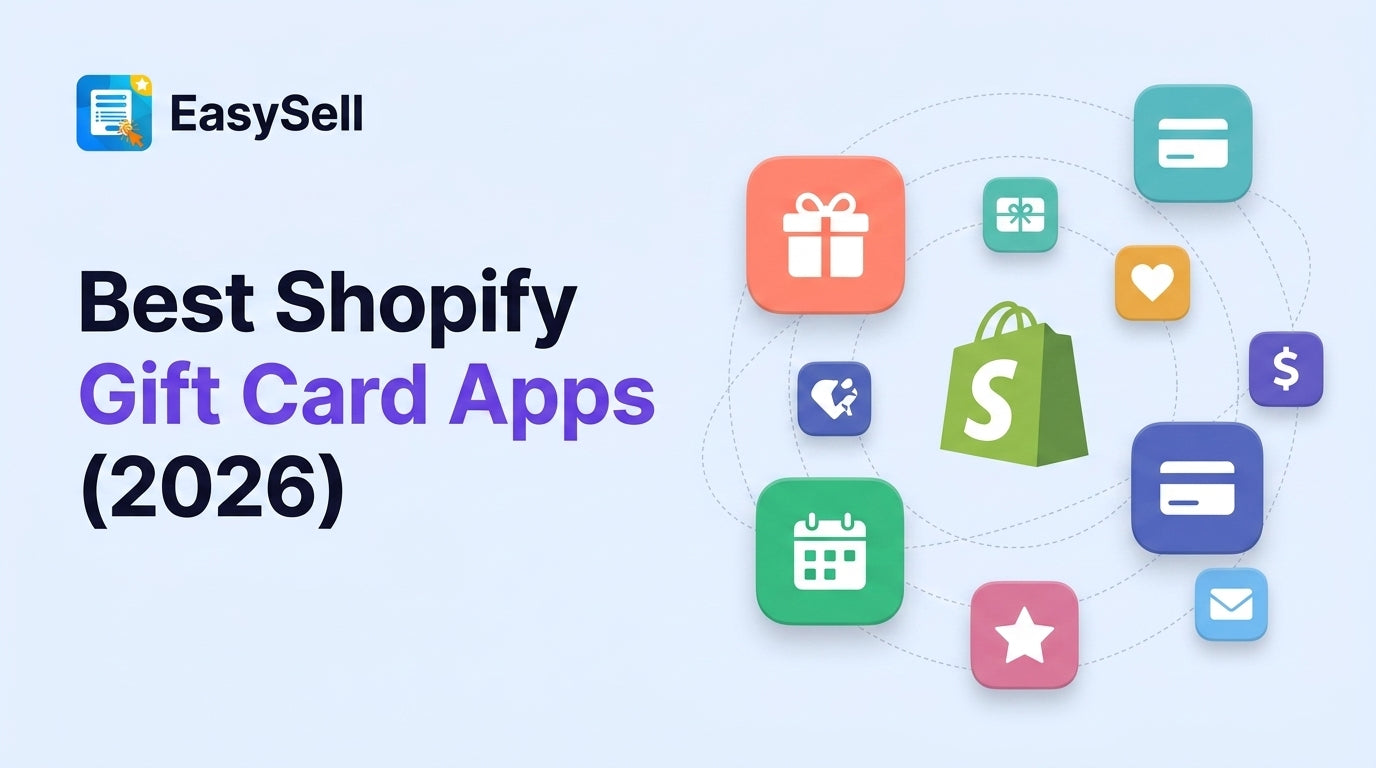Best Shopify gift card apps compared for 2026 with ratings and features