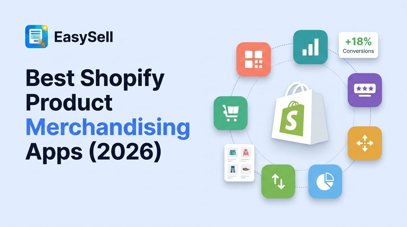 Best Shopify product merchandising apps for collection sorting and visual merchandising in 2026