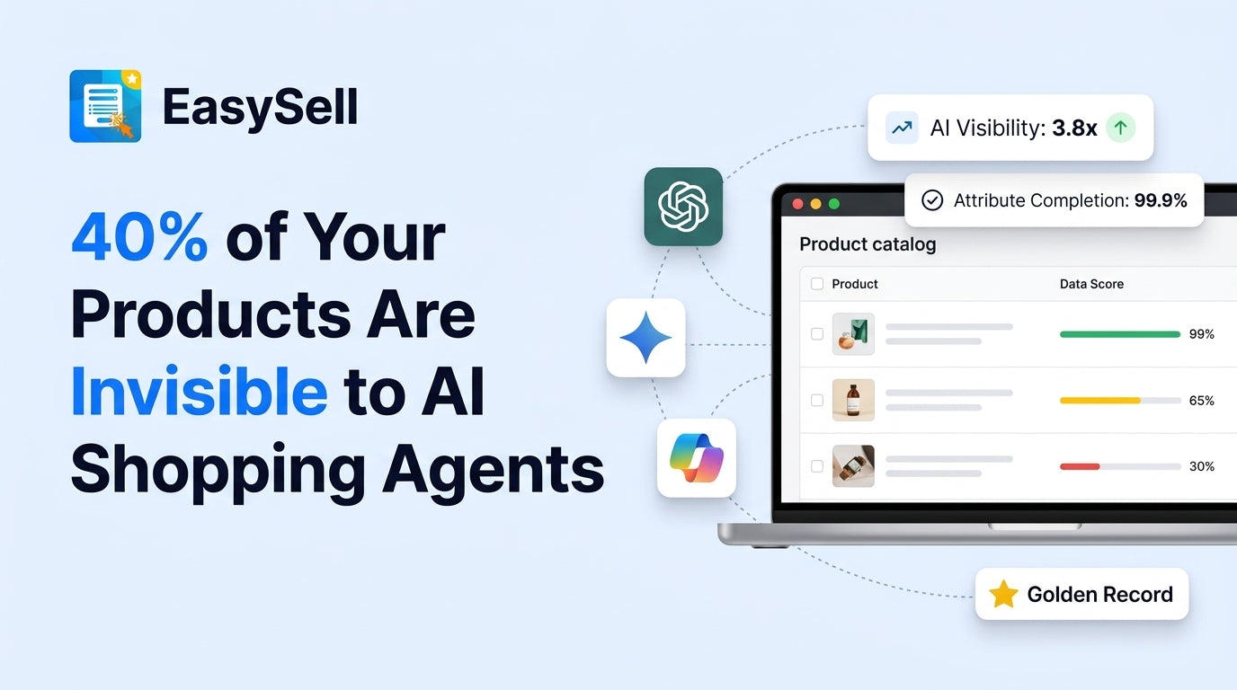 Shopify product data optimization for AI shopping agent visibility