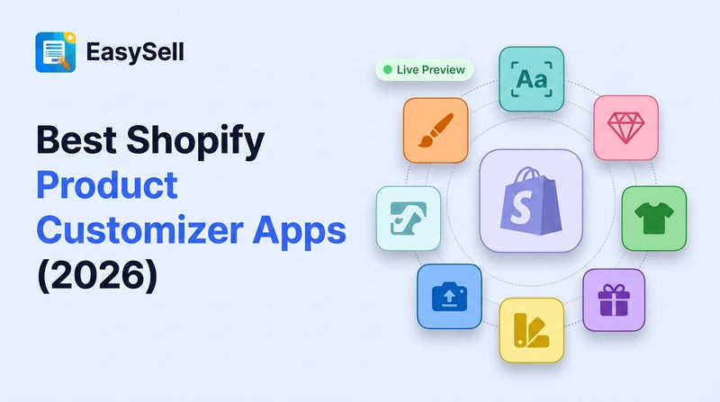 Best Shopify product customizer apps comparison for 2026 with live preview and personalization features