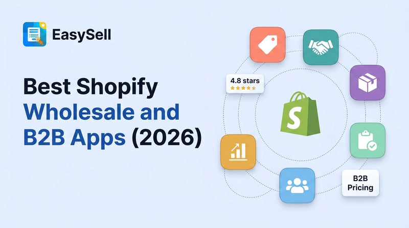 Best Shopify wholesale and B2B apps compared side by side with pricing tiers and ratings
