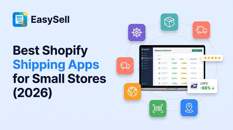 Best Shopify shipping apps for small stores compared side by side with pricing and ratings for 2026