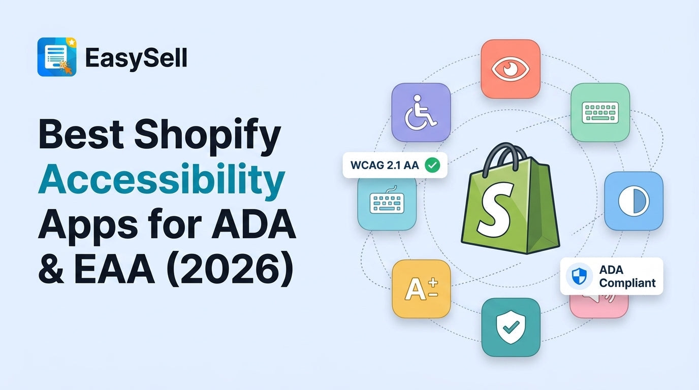 Best Shopify accessibility apps for ADA and EAA compliance compared side by side