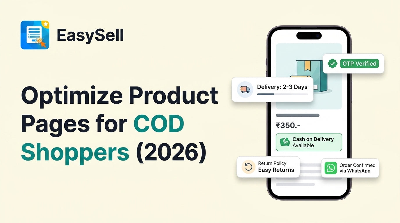 Optimize Cod File Folder Optimize Product Pages for COD Shoppers (2026) – EasySell COD Form ...