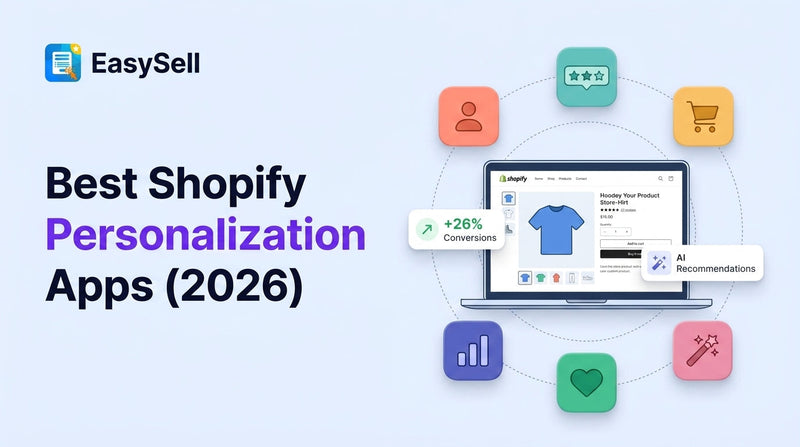 Best Shopify personalization apps comparison showing product recommendation widgets and AI-powered shopping experiences