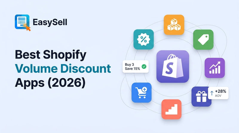 Best Shopify volume discount apps comparison showing tiered pricing and quantity break features for 2026