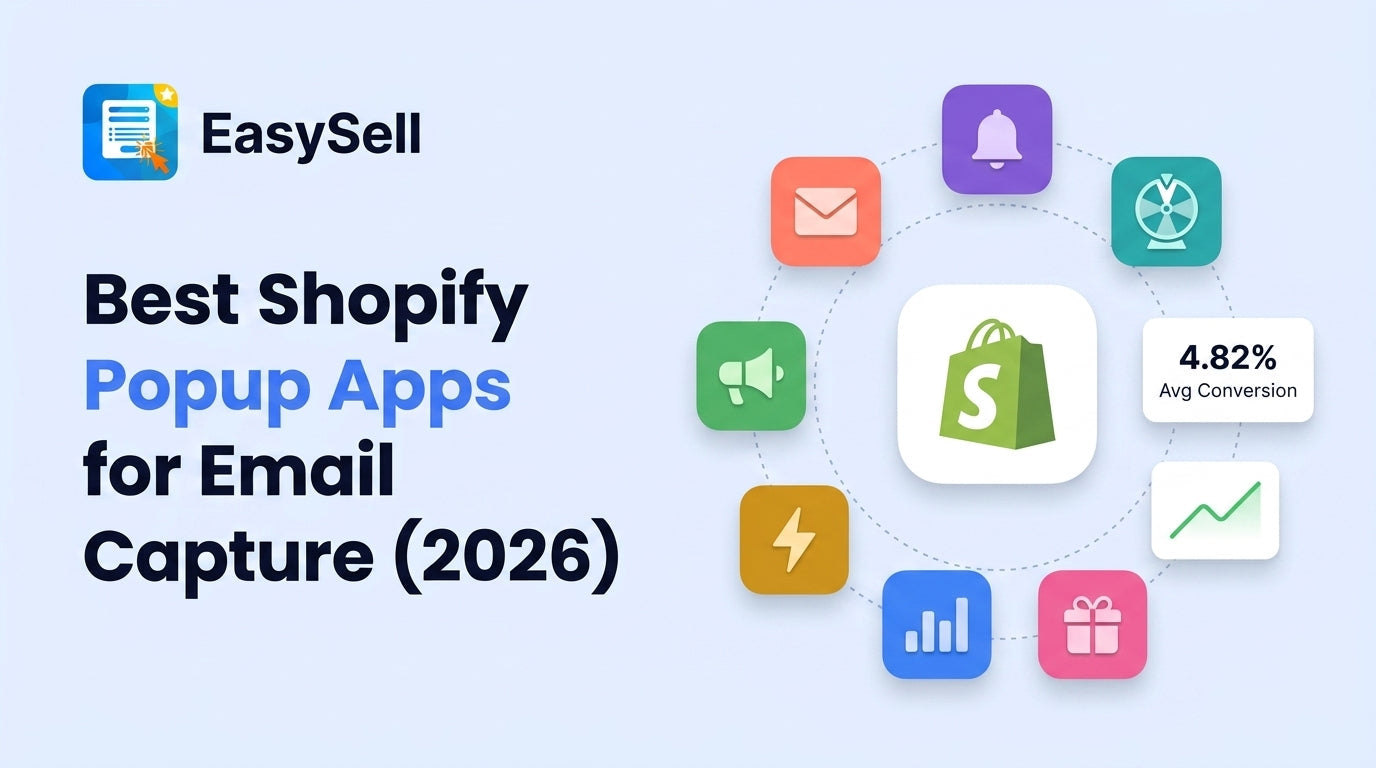 Best Shopify Popup Apps for Email Capture (2026) – EasySell COD Form ...