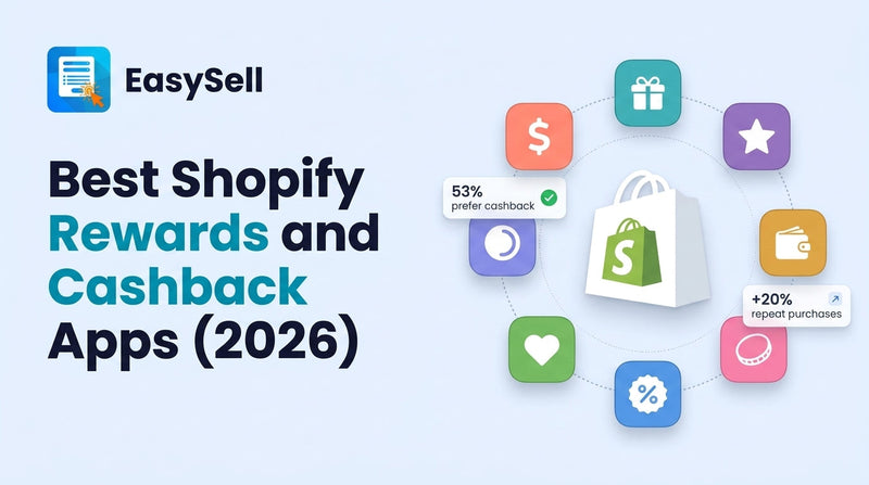 Best Shopify rewards and cashback apps compared for 2026 with app icons and store credit wallets