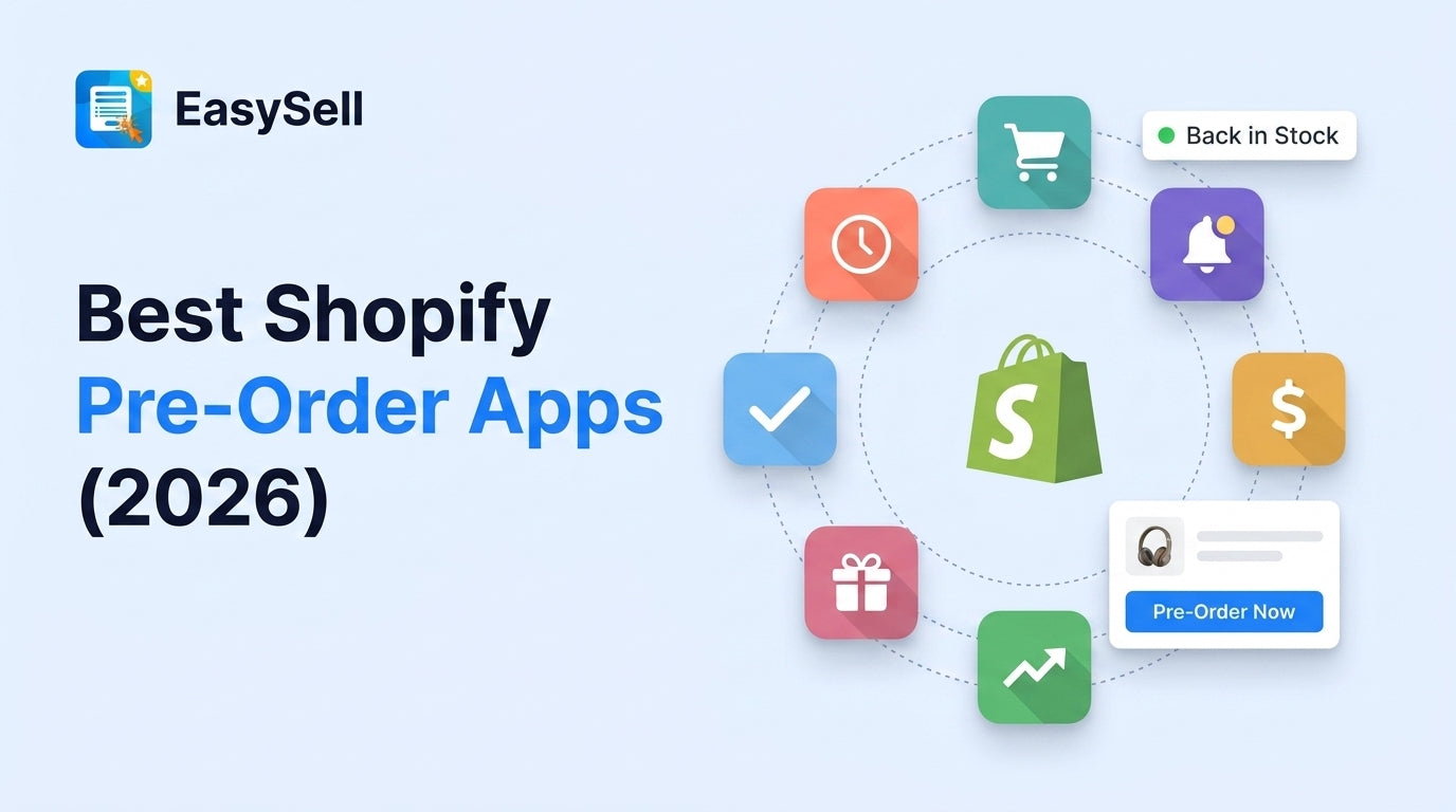 Best Shopify Pre-Order Apps (2026) – EasySell COD Form & Upsells