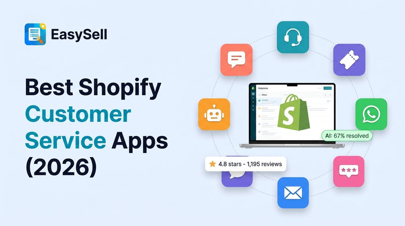 Best Shopify customer service apps compared side by side with ratings and pricing for 2026