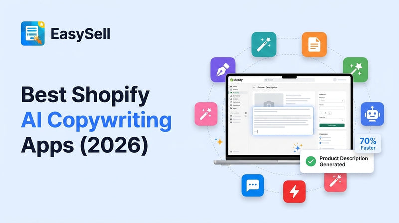 Best Shopify AI copywriting apps for product descriptions and marketing copy in 2026