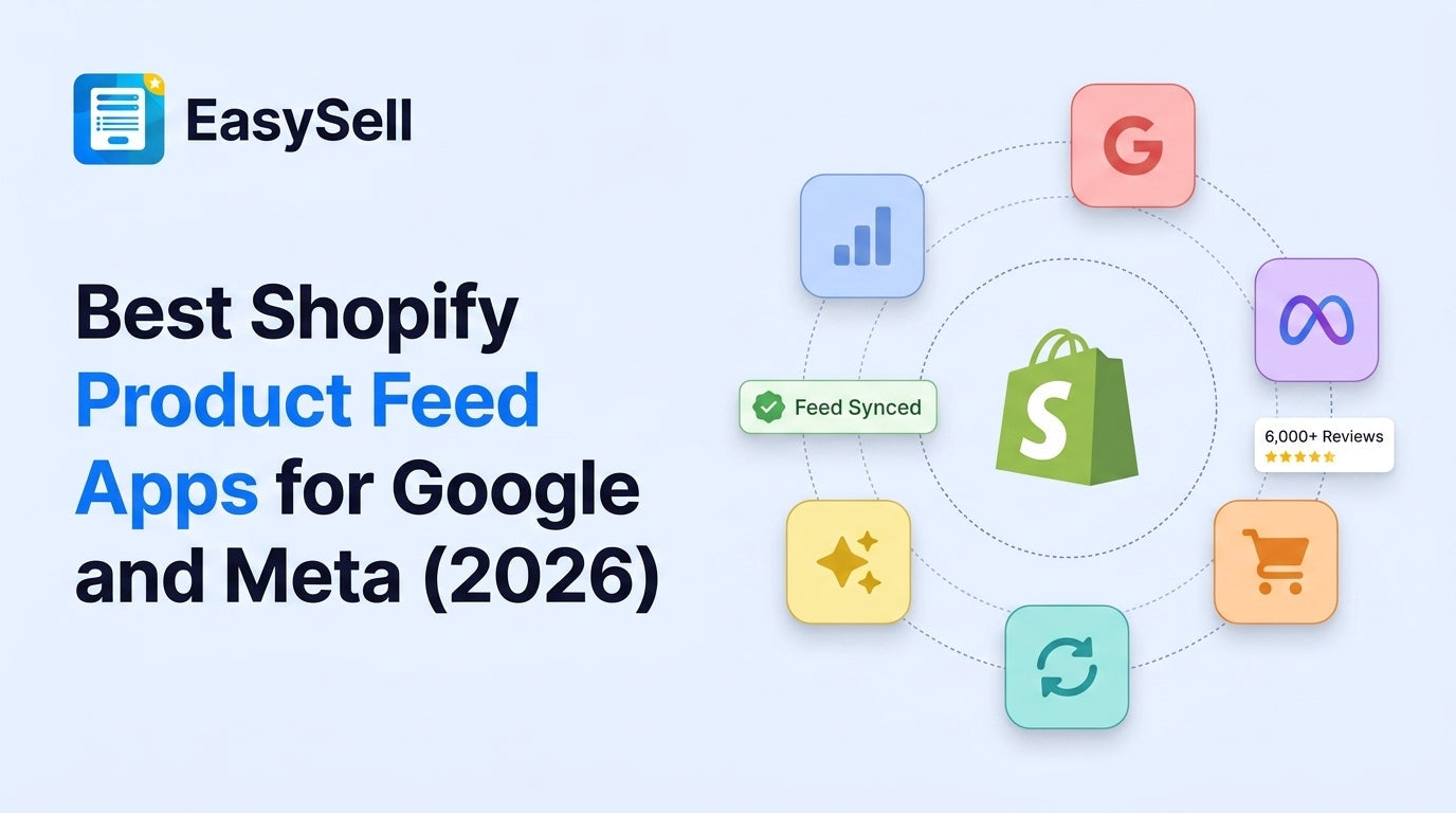 Best Shopify product feed apps for Google Shopping and Meta catalog ads in 2026