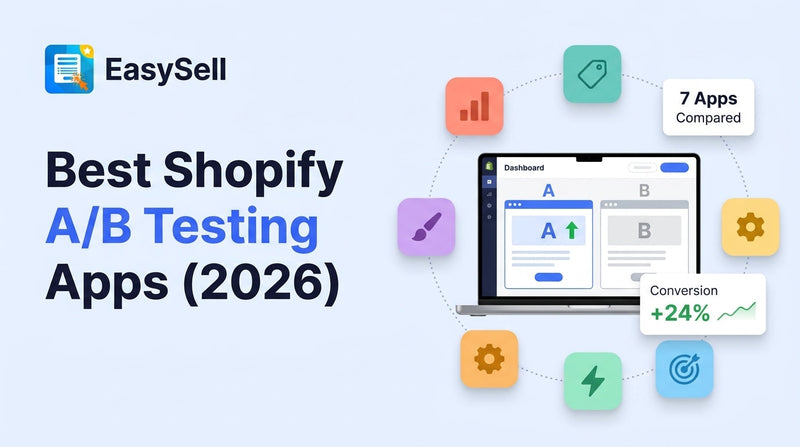 Best Shopify A/B testing apps for 2026 showing split test comparison interface