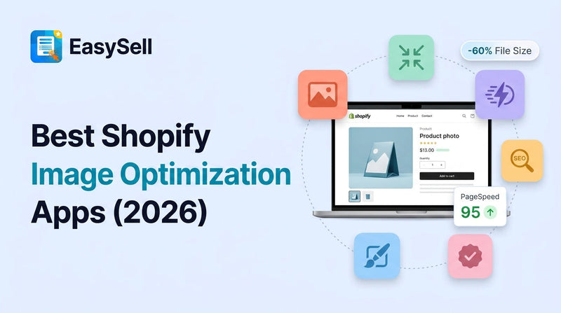 Best Shopify image optimization apps comparison for 2026 with compression and speed metrics