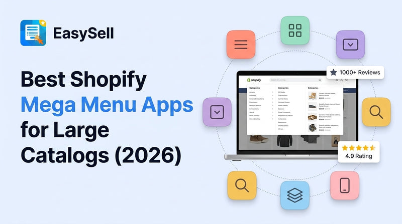 Best Shopify mega menu apps comparison for large product catalogs in 2026